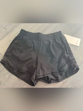 lululemon athletica Women’s Hotty Hot 4” Athletic Shorts with Lace Trim